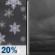 Tonight: Slight Chance Snow Showers then Cloudy